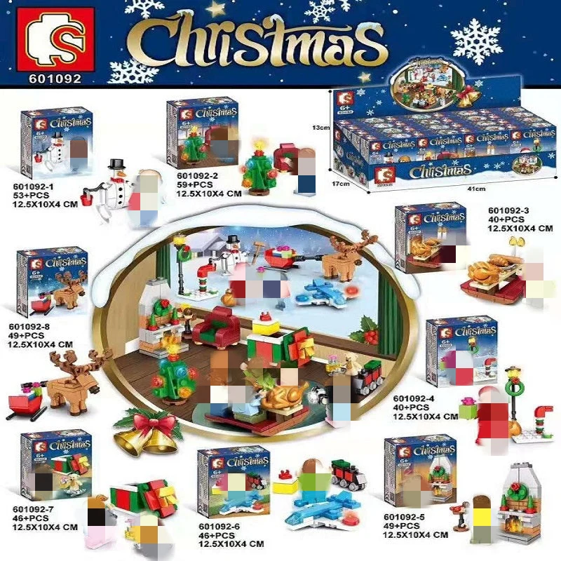 SEMBO 601090-601092 Merry Christmas gift Santa Claus - YWOBB