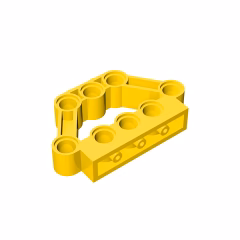 GOBRICKS GDS-1031 Pin Connector Block 1 x 5 x 3 - YWOBB