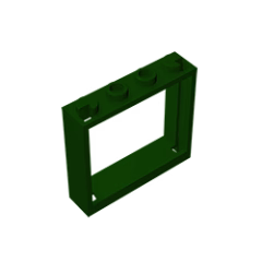 GOBRICKS GDS-780 Window 1 x 4 x 3 - No Shutter Tabs - YWOBB