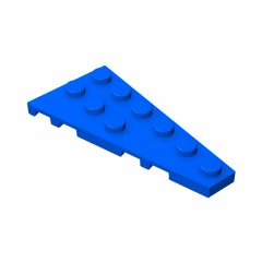 GOBRICKS GDS-550  Plate 6 x 3 Right - YWOBB