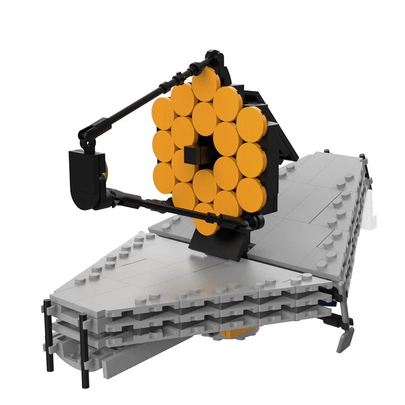 GOBRICKS MOC 65668 JWST James Webb Space Telescope 1:110 Scale - YWOBB