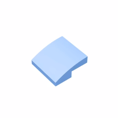 GOBRICKS GDS-659  Curved 2 x 2 - YWOBB