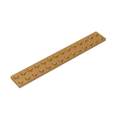 GOBRICKS GDS-516 Plate 2 x 14 - YWOBB