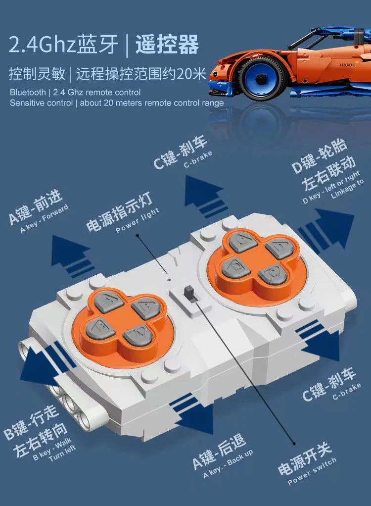 Mould King 13098 Speedtail OVP EU Warehouse Version - YWOBB