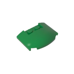 GOBRICKS GDS-1577 Wedge 3 x 4 x 2/3 Triple Curved - YWOBB