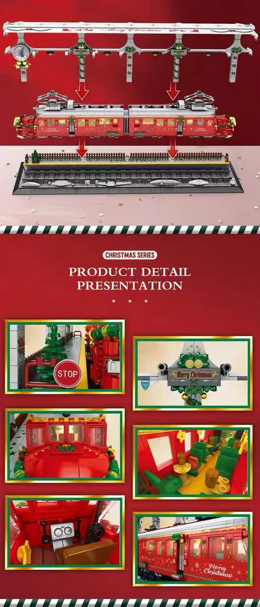 Reobrix 66034 Christmas Train - YWOBB