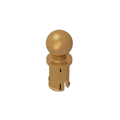 GOBRICKS GDS-903 Pin with Friction Ridges Lengthwise and Tow Ball - YWOBB