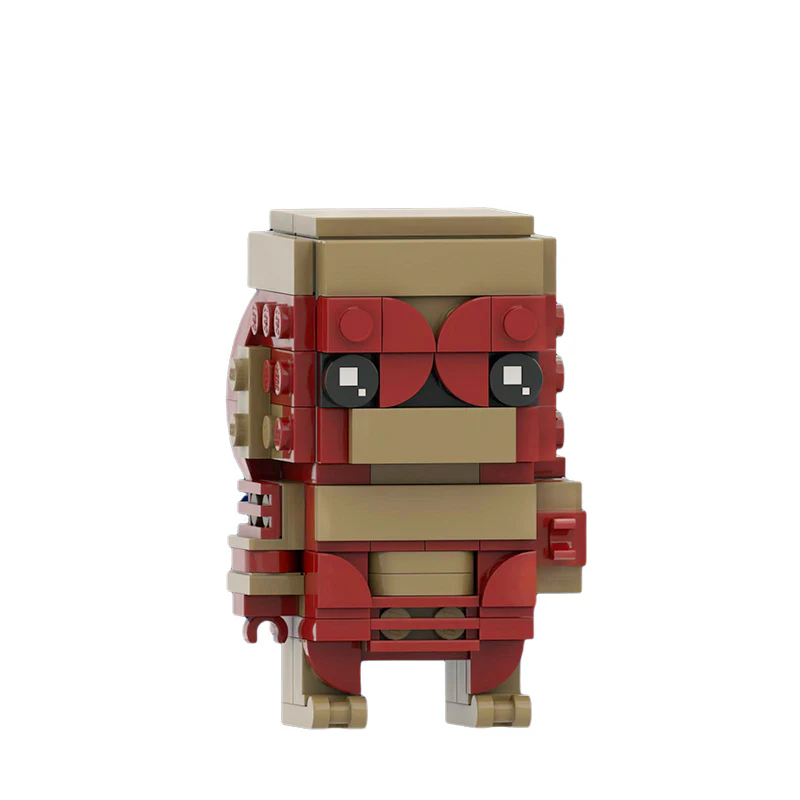 MOC 125950 Punk Eleven (Stranger Things) Custom Brickheadz - YWOBB