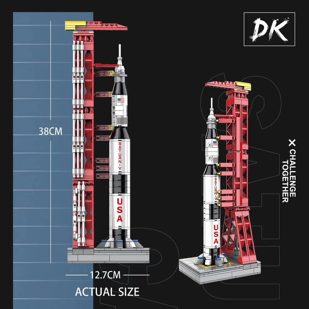 DK 7022 Mini Apollo Launch Pad and Rocket - YWOBB