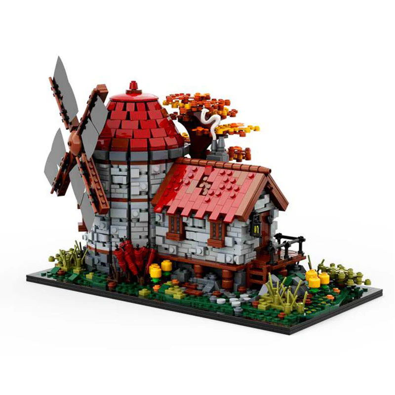 MOC 58912 Medieval Windmill - YWOBB