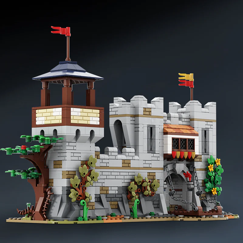 GOBRICKS MOC 137562 Small Lion Knights Castle - YWOBB