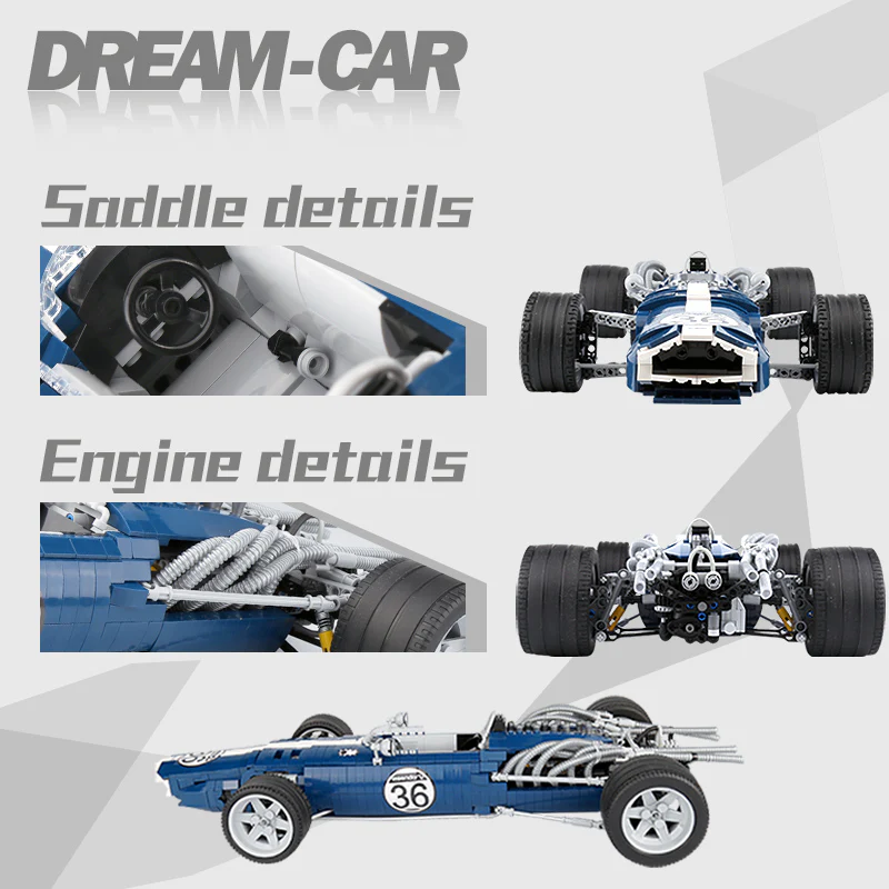 XINGBAO XB-03022 The Blue Racing Car - YWOBB