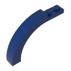 GOBRICKS GDS-720 Arch 1 x 6 x 3 1/3 Curved Top - YWOBB