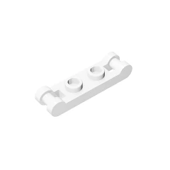 GOBRICKS GDS-734  Modified 1 x 2 with Bar Handles on Ends - Closed Ends - YWOBB