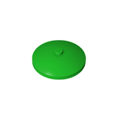 GOBRICKS GDS-945 Dish 4 x 4 Inverted (Radar) with Solid Stud - YWOBB