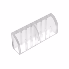 GOBRICKS GDS-863 Curved 1 x 4 x 1 1/3 - YWOBB