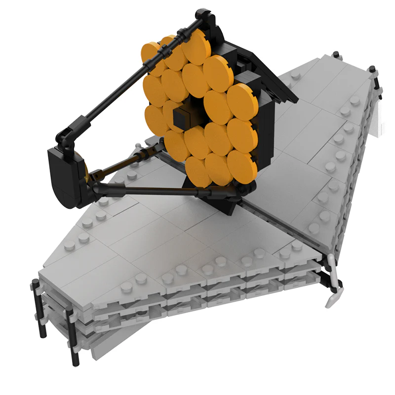 GOBRICKS MOC 65668 JWST James Webb Space Telescope 1:110 Scale - YWOBB