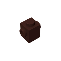 GOBRICKS GDS-649 Modified 1 x 1 with Studs on 2 Sides, Opposite - YWOBB