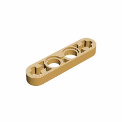 GOBRICKS GDS-690 Liftarm Thin 1 x 4 - Axle Holes - YWOBB