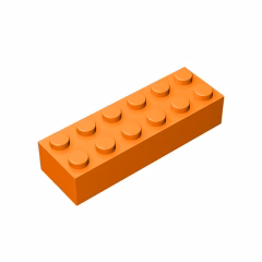 GOBRICKS GDS-543 Brick 2 x 6 - YWOBB