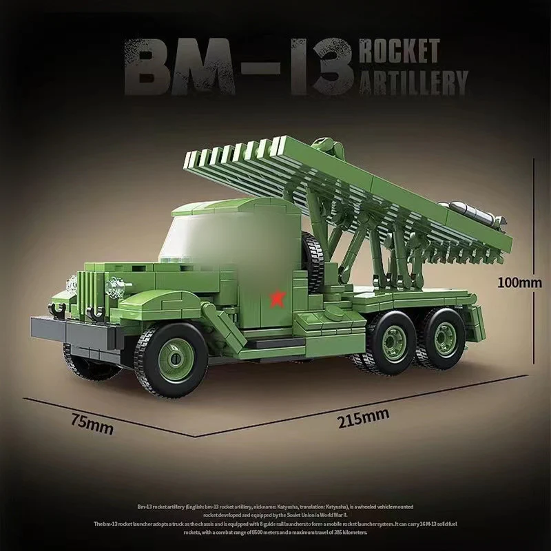 Quan Guan 100240 Katyusha BM-13 Multiple Rocket Launcher - YWOBB