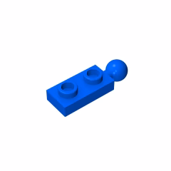 GOBRICKS GDS-852 Modified 1 x 2 with Tow Ball on End - YWOBB