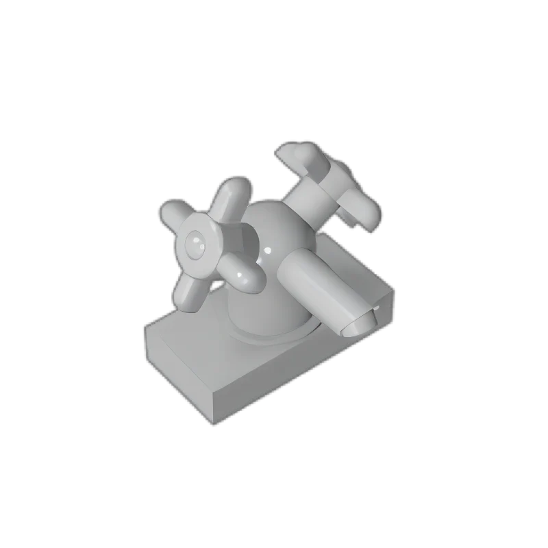 GOBRICKS GDS-2033 Tap 1 x 2 with Dual Handles - YWOBB
