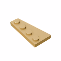 GOBRICKS GDS-549  Plate 4 x 2 Right - YWOBB