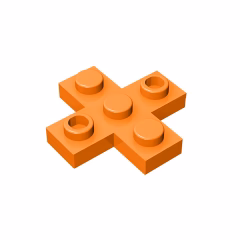 GOBRICKS GDS-710 Modified 3 x 3 Cross - YWOBB