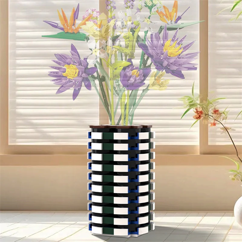 GOBRICKS MOC 80930 ALLAN'S VASE - YWOBB