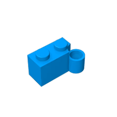 GOBRICKS GDS-809 Hinge Brick 1 x 4 Swivel Base - YWOBB