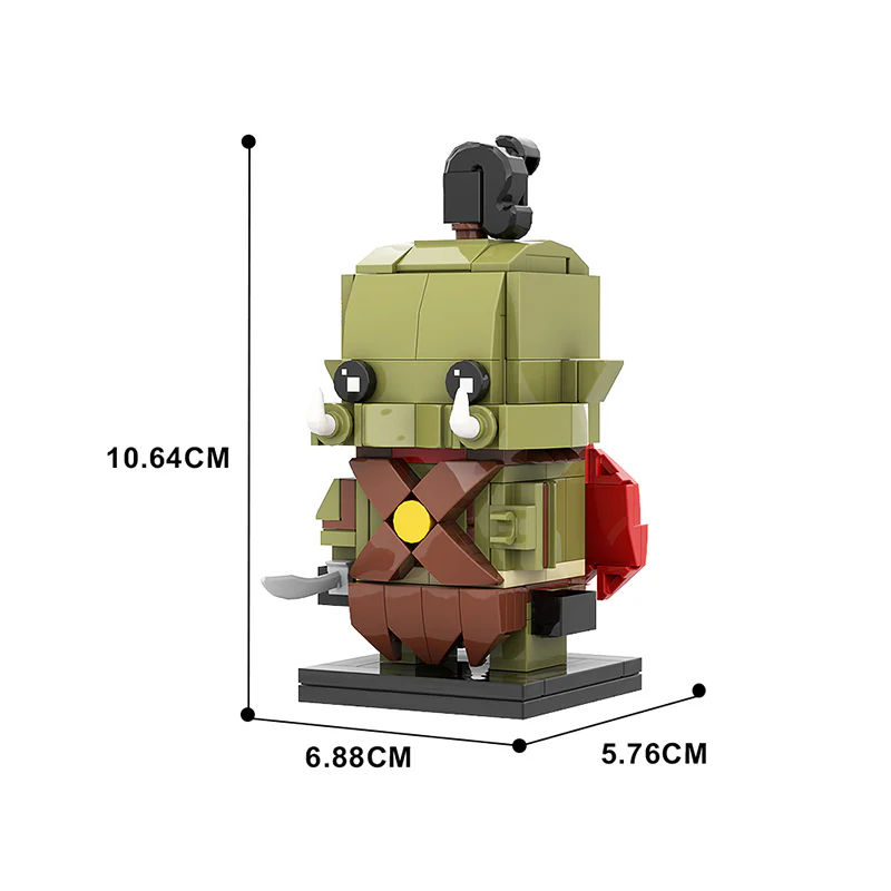 GOBRICKS MOC 139923 Orc - YWOBB