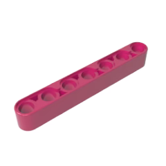 GOBRICKS GDS-665 Liftarm Thick 1 x 7 - YWOBB