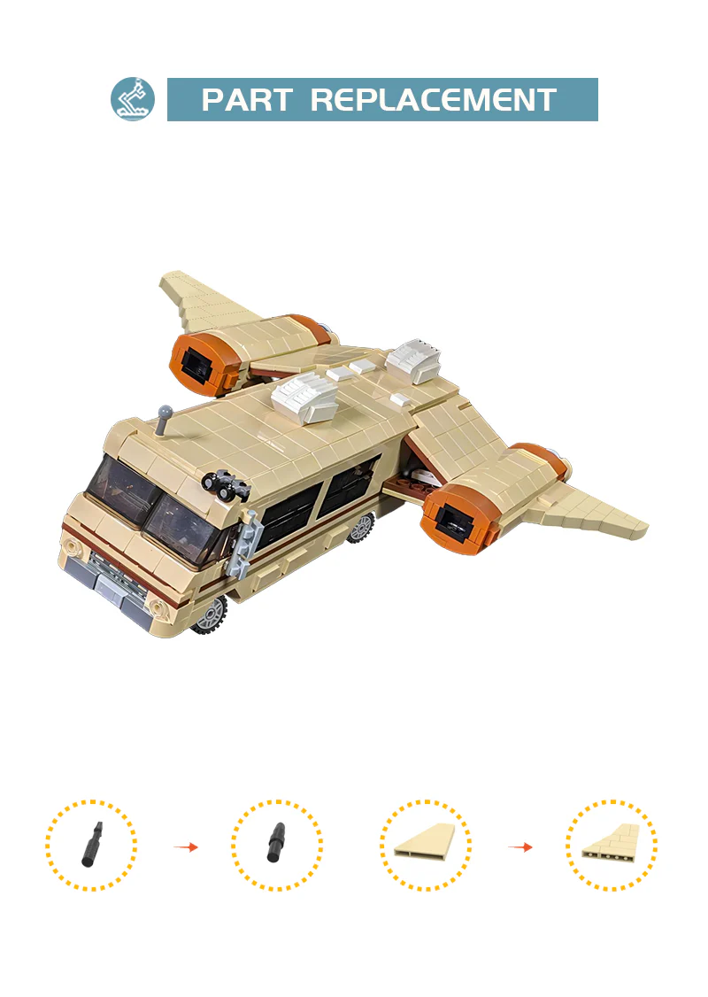 MOC C9339 Space shell (Eagle 5) - YWOBB