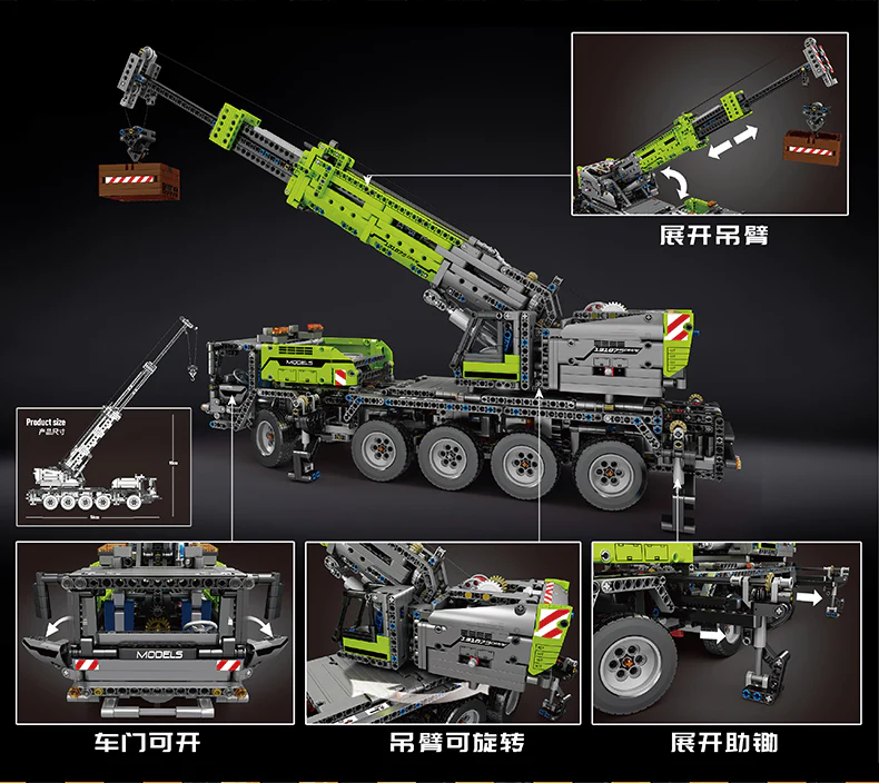 Mould King 17035 RC Crane - YWOBB