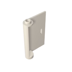 GOBRICKS GDS-1514 Door 1 x 3 x 4 Right - Open Between Top and Bottom Hinge - YWOBB