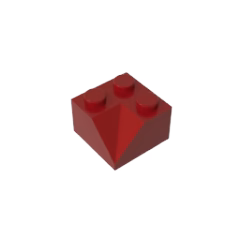 GOBRICKS GDS-721 Slope 45 2 x 2 Double Concave - YWOBB