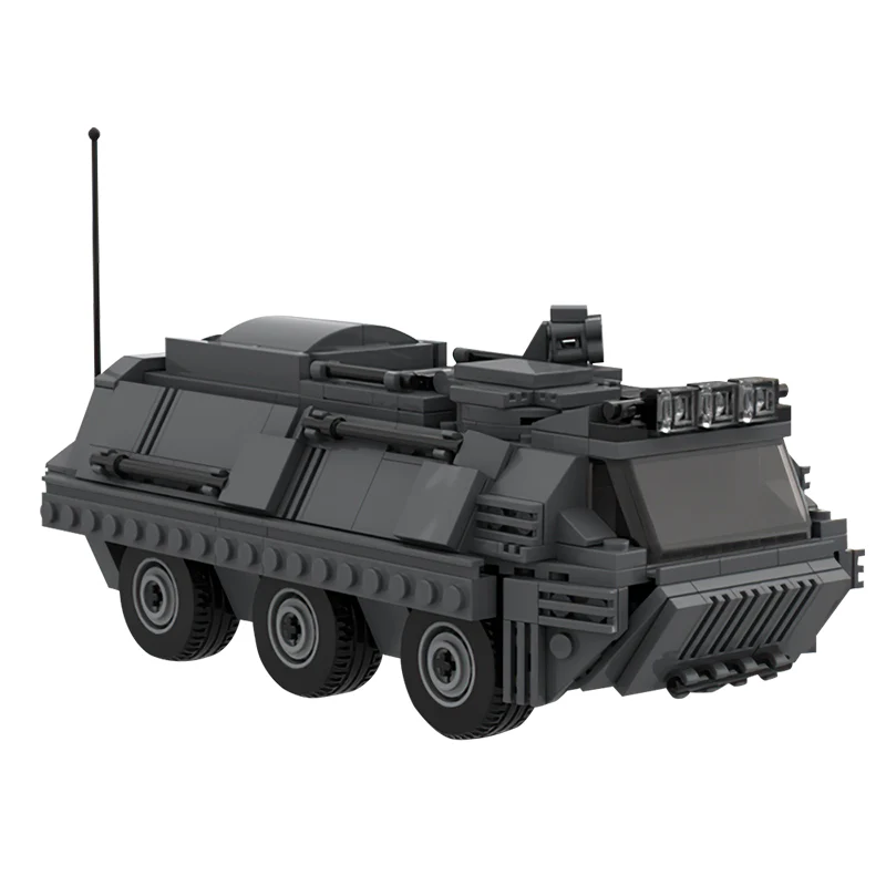 GOBRICKS MOC 47397 APC tank - YWOBB