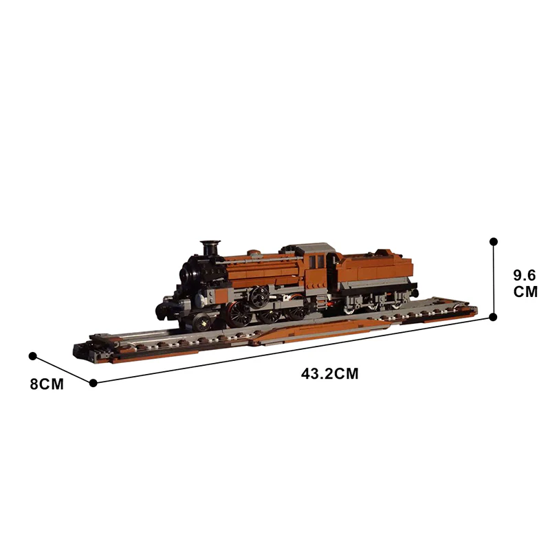 GOBRICKS MOC 82798 Alligator locomotive replacement model - YWOBB