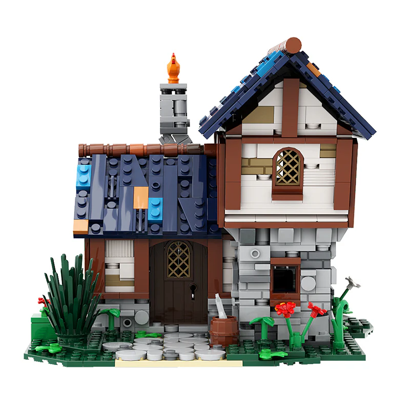 GOBRICKS MOC A0822 Farm Cottage - YWOBB