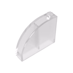 GOBRICKS GDS-90109 Curved 4 x 1 x 2 2/3 with Stud - YWOBB