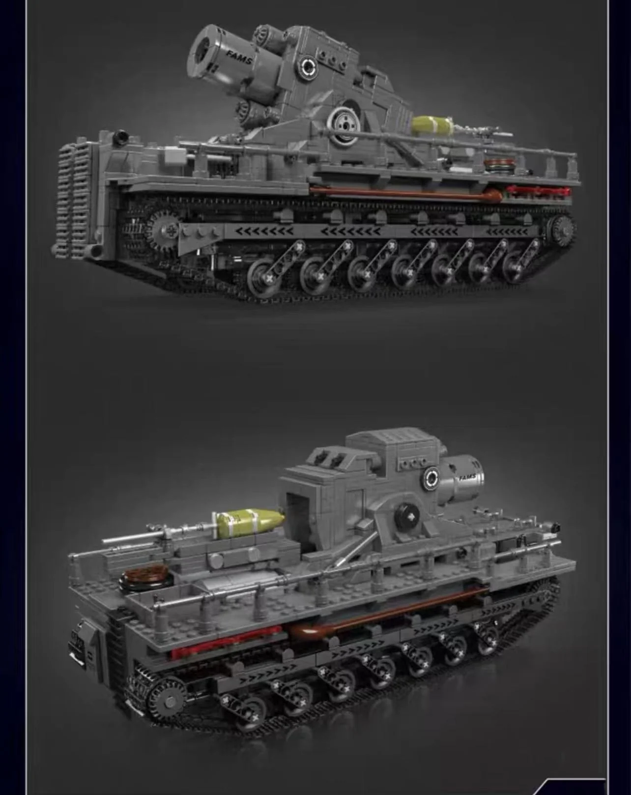 Mould King 20028 Karl Mortar - YWOBB