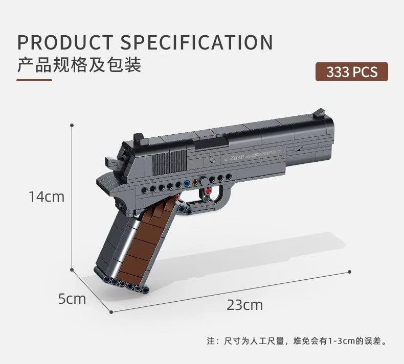 PANLOS 670007 M1911 Bricks Toy - YWOBB