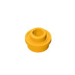 GOBRICKS GDS-603  Round 1 x 1 with Open Stud - YWOBB