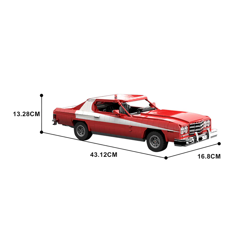 GOBRICKS MOC 99377 ord Gran Torino 1975 Starsky & Hutch V2.1 - YWOBB