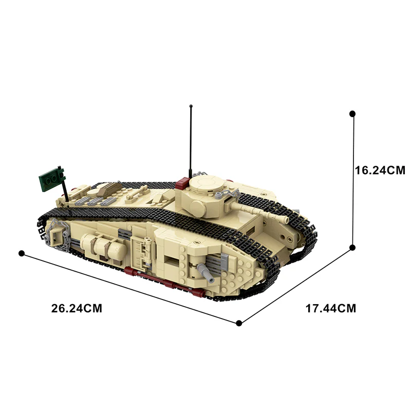 GOBRICKS MOC A1001 Raiders of the Lost Ark tank - YWOBB