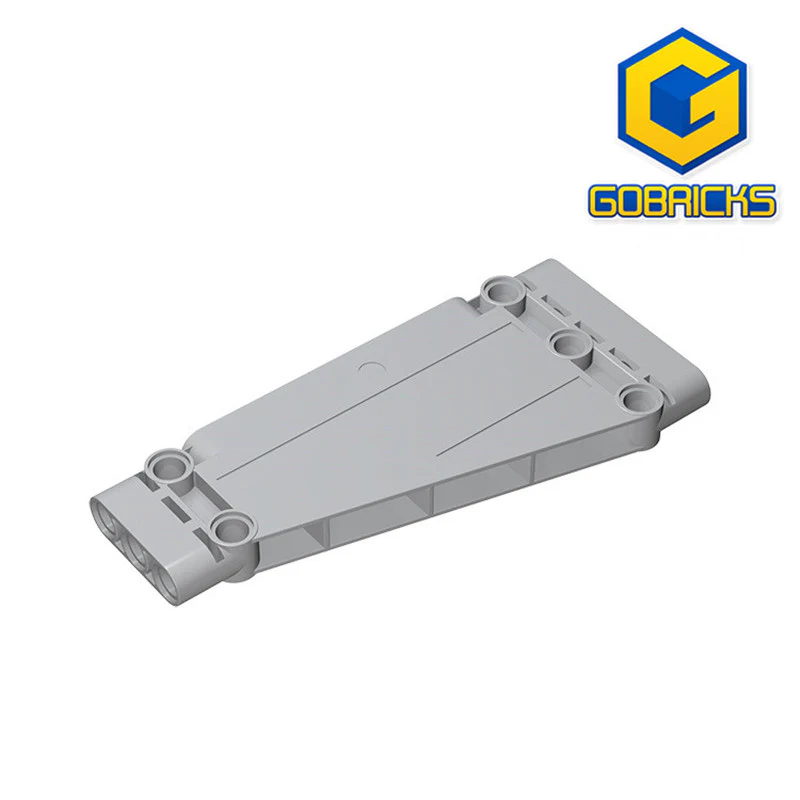 GOBRICKS GDS-1009 Panel Plate 5 x 11 x 1 Tapered - YWOBB