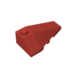 GOBRICKS GDS-754 Wedge 4 x 2 Triple Right - YWOBB