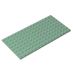 GOBRICKS GDS-529 Plate 8 x 16 - YWOBB