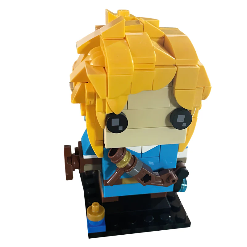 GOBRICKS MOC 61395 Link (Breath of the Wild) BrickHeadz - YWOBB
